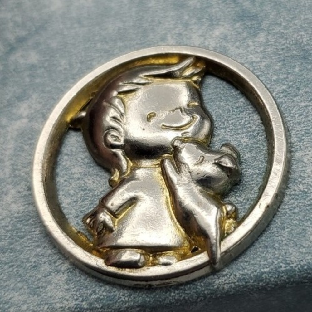 1991 Sanrio Medallion Medal Coin Rosie Posie Roji Rosemary Brown Japanese Rare